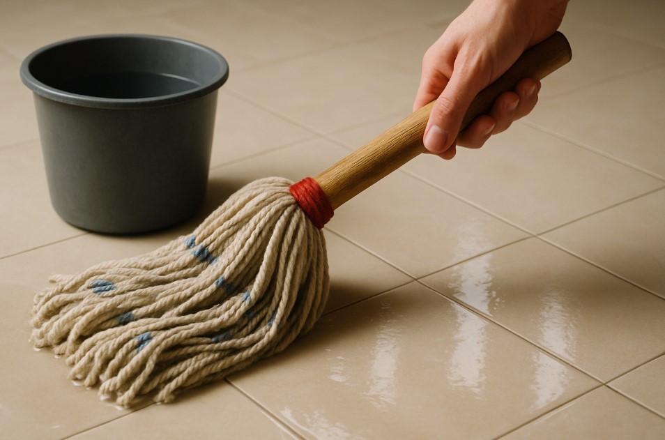 Pel kain tradisional untuk mengepel lantai