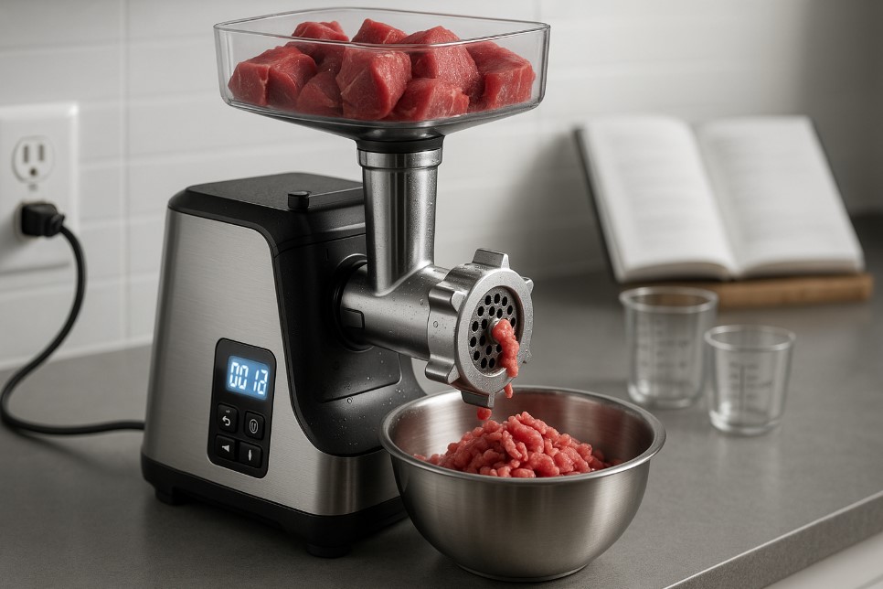 Penggiling daging elektrik modern
