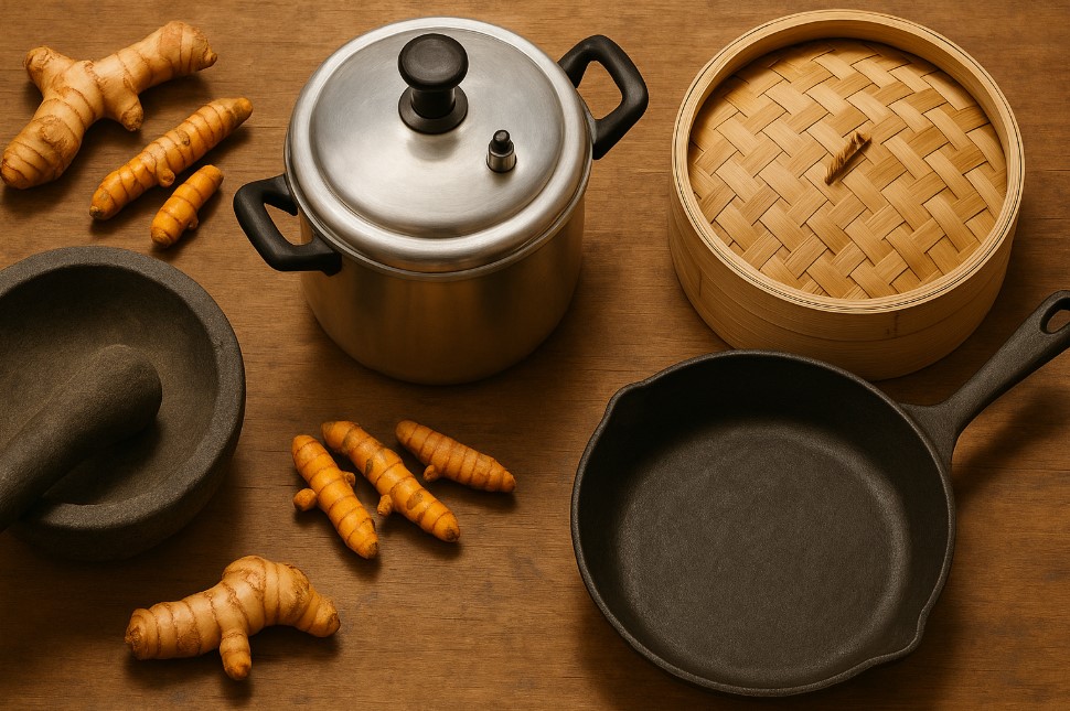 Peralatan untuk masakan tradisional