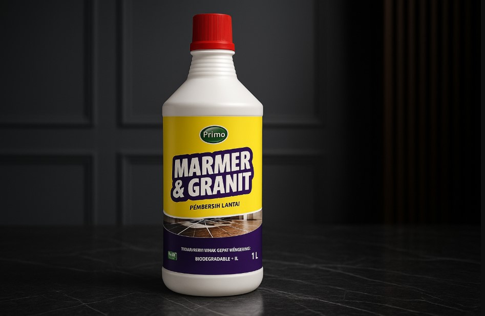 Primo Pembersih Marmer Granit Parquet Antibacterial 1 L - Sabun Khusus Lantai Alam