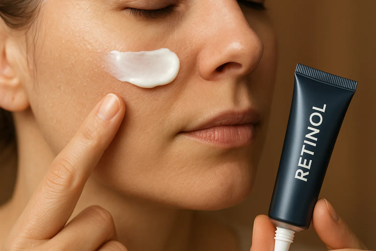 Produk retinol untuk kulit kering