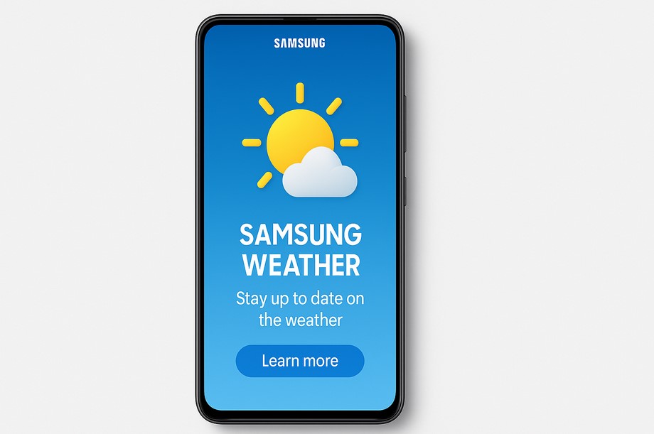 Iklan di Samsung Weather
