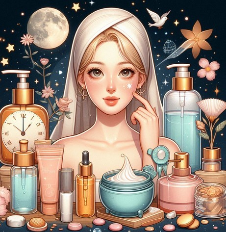 Rutin skincare malam untuk bruntusan