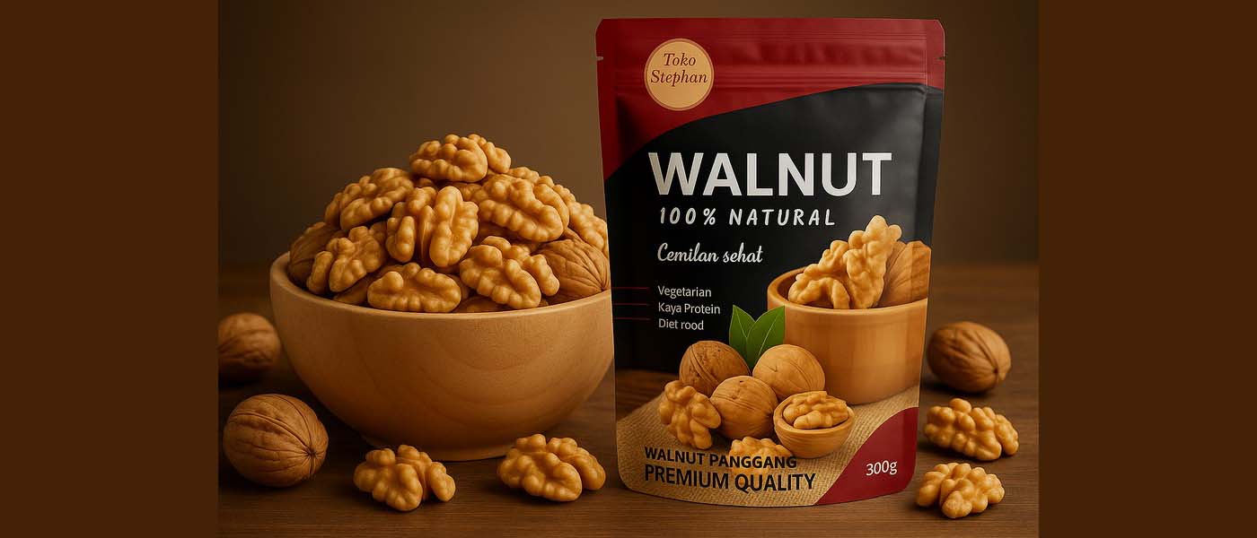 Camilan sehat dari kacang walnut
