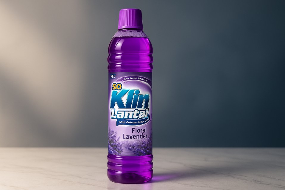 Soklin Pembersih Lantai Ungu Lavender Bloom Botol 900 Ml - Pembersih Lantai Wangi Lavender