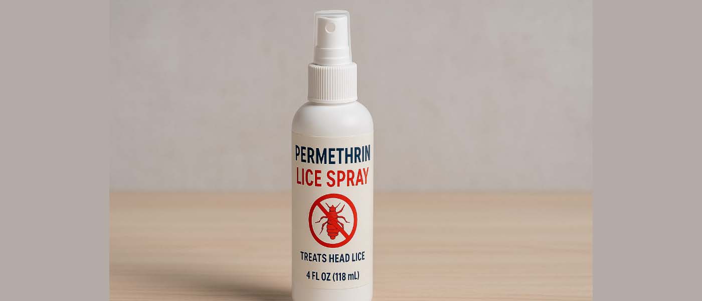 Spray permethrin untuk kutu rambut