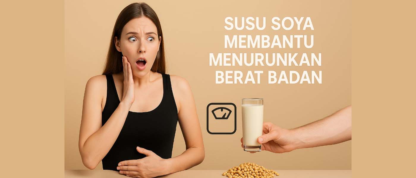 Susu soya membantu menurunkan berat badan