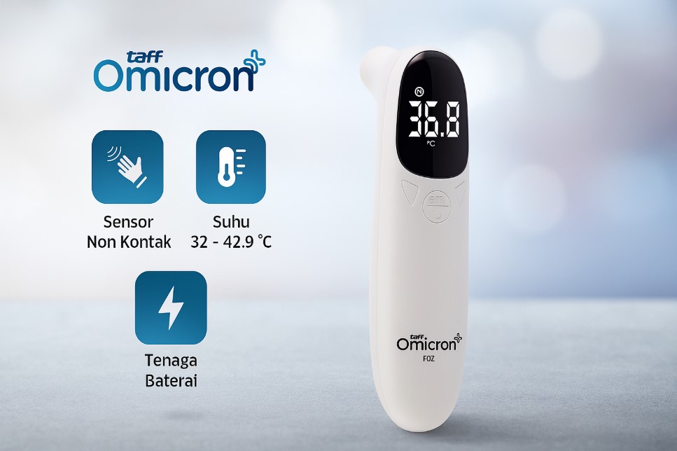 Taffomicron Termometer Digital Infrared Non Contact F02