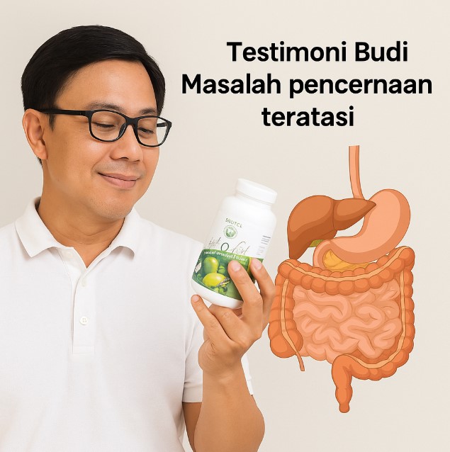 Testimoni Budi - Masalah pencernaan teratasi
