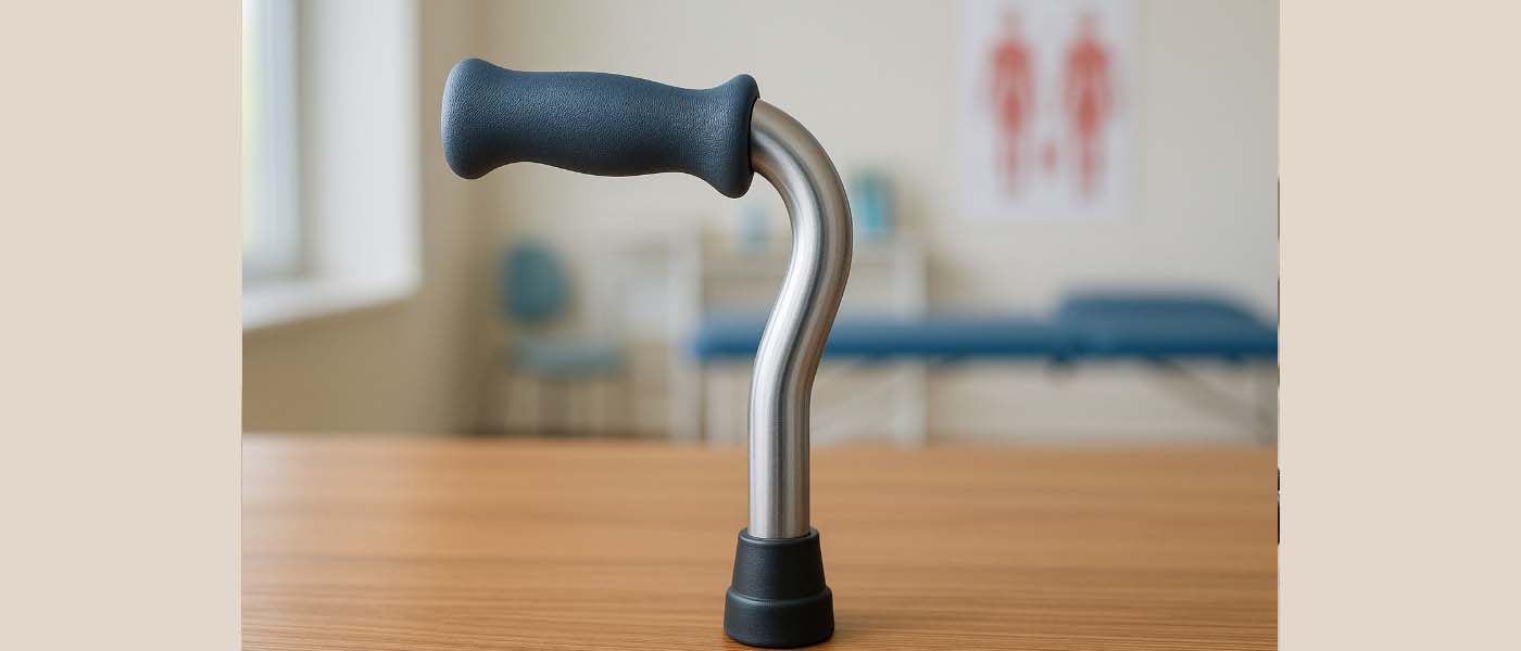 Tongkat jalan standar untuk alat bantu