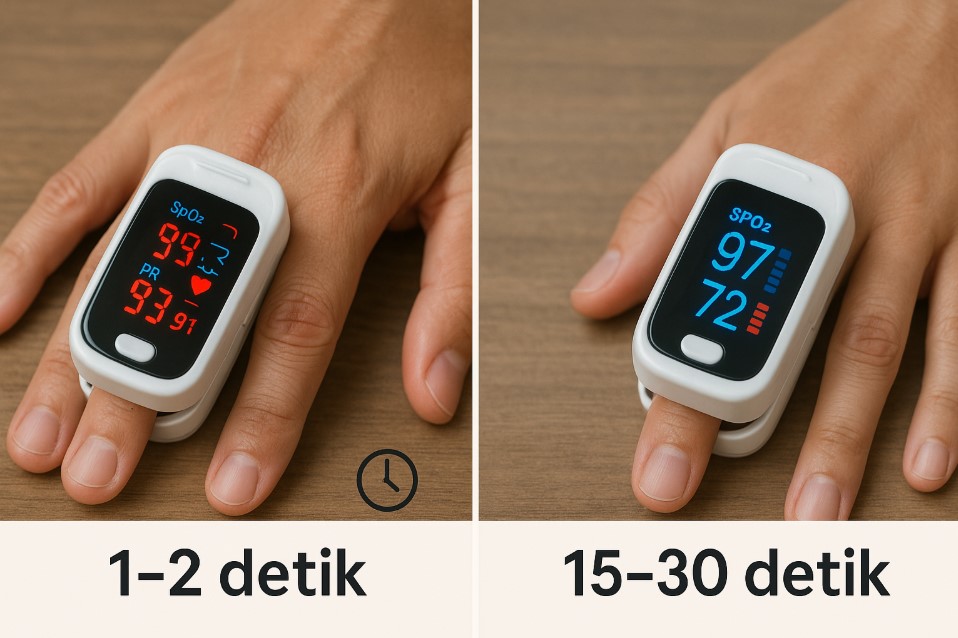 Waktu yang tepat untuk membaca hasil oximeter