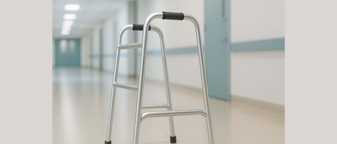 Walker alat bantu jalan tanpa roda