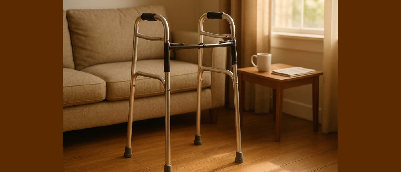 Walker alat bantu jalan tanpa roda